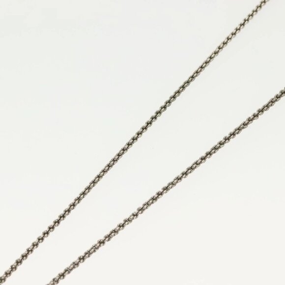 LOUIS VUITTON DJ Vocabulary Necklace metal Silver M69458 LV Auth 138915 - Picture 14 of 16